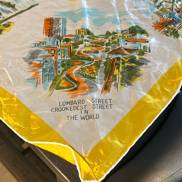 Vintage SAN FRANCISCO Souvenir Scarf - Picture 4 of 14